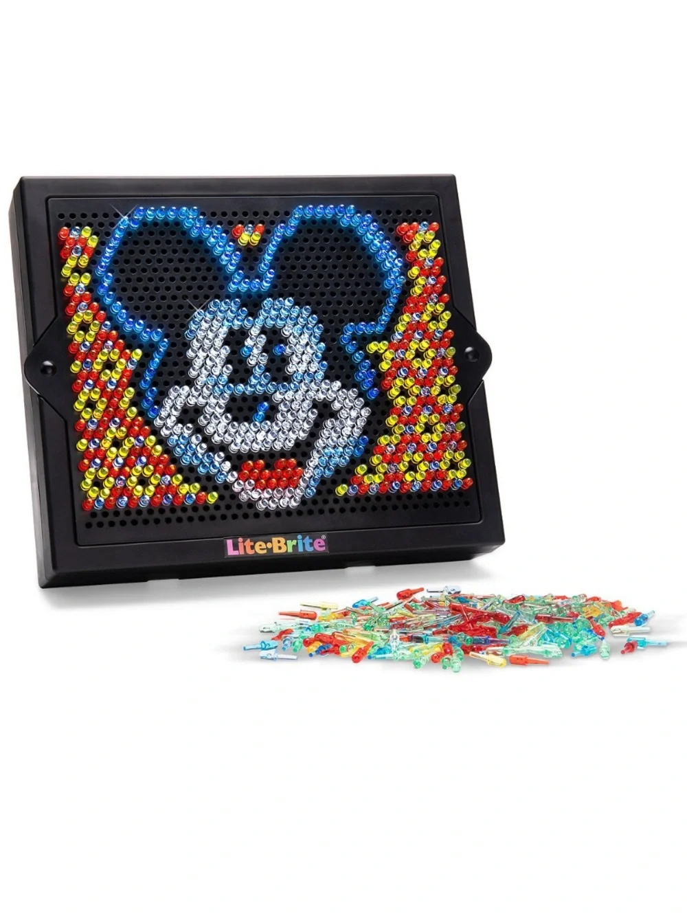 Disney Lite-Brite Super Bright HD Mickey Mouse Multicolor Peg Art